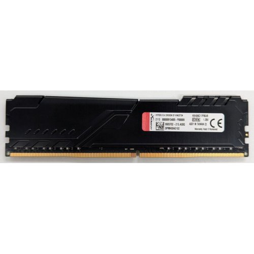 Озп HyperX DDR4 8GB 3600Mhz Fury Black (HX436C17FB3/8) (Відновлено продавцем, 732943) купити з перевіркою сумісності: огляд, характеристики, ціна у Києві, Львові, Вінниці, Хмельницькому, Івано-Франківську, Україні | інтернет-магазин TELEMART.UA фото