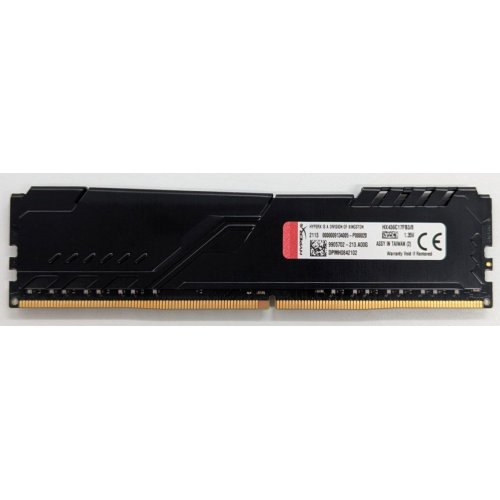 Озп HyperX DDR4 8GB 3600Mhz Fury Black (HX436C17FB3/8) (Відновлено продавцем, 732944) купити з перевіркою сумісності: огляд, характеристики, ціна у Києві, Львові, Вінниці, Хмельницькому, Івано-Франківську, Україні | інтернет-магазин TELEMART.UA фото