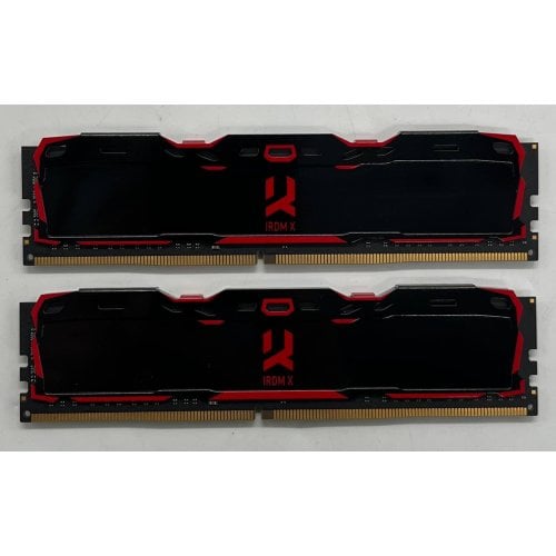 Озп GoodRAM DDR4 16GB (2x8GB) 3200Mhz Iridium X Black (IR-X3200D464L16SA/16GDC) (Відновлено продавцем, 732986) купити з перевіркою сумісності: огляд, характеристики, ціна у Києві, Львові, Вінниці, Хмельницькому, Івано-Франківську, Україні | інтернет-магазин TELEMART.UA фото