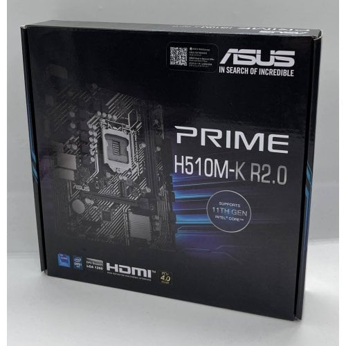 Материнська плата Asus PRIME H510M-K R2.0 (s1200, Intel H470) (Відновлено продавцем, 732998) купити з перевіркою сумісності: огляд, характеристики, ціна у Києві, Львові, Вінниці, Хмельницькому, Івано-Франківську, Україні | інтернет-магазин TELEMART.UA фото