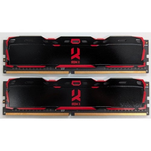 Озп GoodRAM DDR4 16GB (2x8GB) 3000Mhz IRDM X Black (IR-X3000D464L16S/16GDC) (Відновлено продавцем, 733106) купити з перевіркою сумісності: огляд, характеристики, ціна у Києві, Львові, Вінниці, Хмельницькому, Івано-Франківську, Україні | інтернет-магазин TELEMART.UA фото