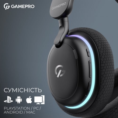 Купити Навушники GamePro Asgard Bragi RGB (HSW250B) Black - ціна в Києві, Львові, Вінниці, Хмельницькому, Франківську, Україні | інтернет-магазин TELEMART.UA фото