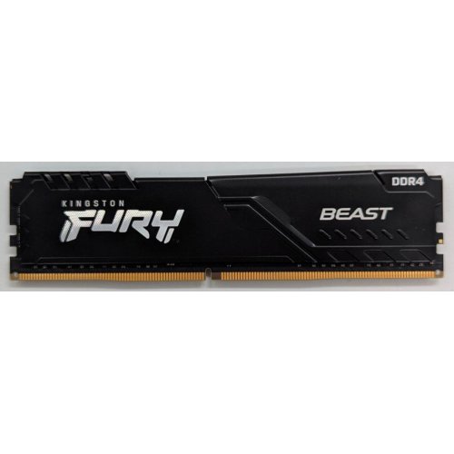 Купить Озу Kingston DDR4 8GB 3200Mhz FURY Beast Black (KF432C16BB/8) (Восстановлено продавцом, 733447) с проверкой совместимости: обзор, характеристики, цена в Киеве, Днепре, Одессе, Харькове, Украине | интернет-магазин TELEMART.UA фото