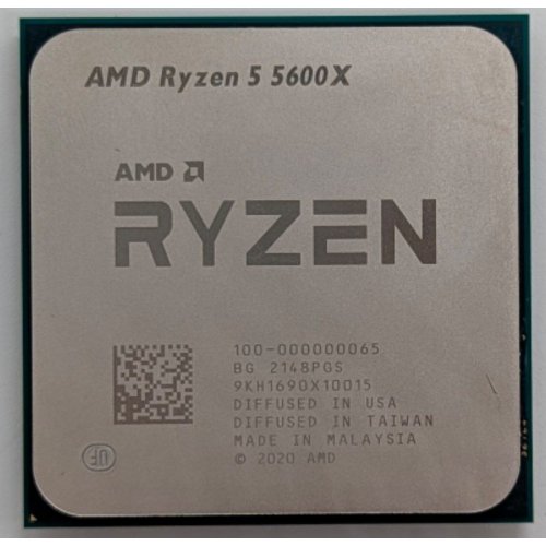 Процесор AMD Ryzen 5 5600X 3.7(4.6)GHz 32MB sAM4 Tray (100-000000065) (Відновлено продавцем, 733473) купити з перевіркою сумісності: огляд, характеристики, ціна у Києві, Львові, Вінниці, Хмельницькому, Івано-Франківську, Україні | інтернет-магазин TELEMART.UA фото