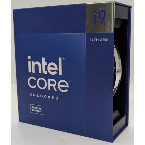 Процесор Intel Core i9-14900KS 3.2(6.2)GHz 36MB s1700 Box (BX8071514900KS) (Відновлено продавцем, 733814) купити з перевіркою сумісності: огляд, характеристики, ціна у Києві, Львові, Вінниці, Хмельницькому, Івано-Франківську, Україні | інтернет-магазин TELEMART.UA фото