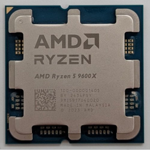 Процесор AMD Ryzen 5 9600X 3.9(5.4)GHz 32MB sAM5 Tray (100-000001405) (Відновлено продавцем, 734189) купити з перевіркою сумісності: огляд, характеристики, ціна у Києві, Львові, Вінниці, Хмельницькому, Івано-Франківську, Україні | інтернет-магазин TELEMART.UA фото