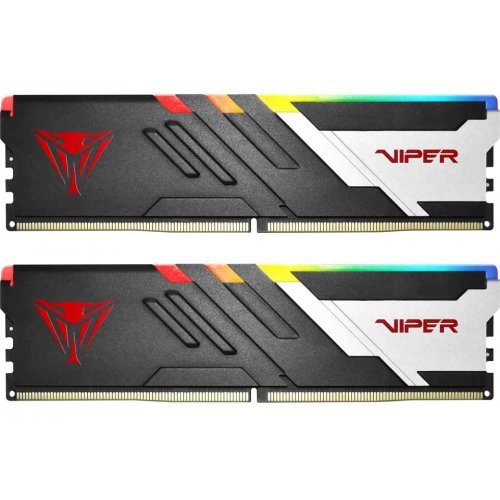 Photo RAM Patriot DDR5 64GB (2x32GB) 6000Mhz Viper Venom RGB (PVVR564G600C36K)