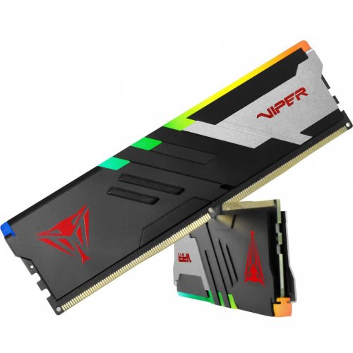 ОЗП Patriot DDR5 64GB (2x32GB) 6000Mhz Viper Venom RGB (PVVR564G600C36K) купити з перевіркою сумісності: огляд, характеристики, ціна у Києві, Львові, Вінниці, Хмельницькому, Івано-Франківську, Україні | інтернет-магазин TELEMART.UA фото