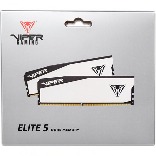 ОЗП Patriot DDR5 32GB (2x16GB) 6000Mhz Viper Elite 5 (VEB532G6030KW) купити з перевіркою сумісності: огляд, характеристики, ціна у Києві, Львові, Вінниці, Хмельницькому, Івано-Франківську, Україні | інтернет-магазин TELEMART.UA фото