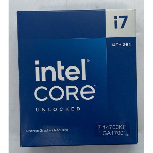 Процесор Intel Core i7-14700KF 3.4(5.6)GHz 33MB s1700 Box (BX8071514700KF) (Відновлено продавцем, 734589) купити з перевіркою сумісності: огляд, характеристики, ціна у Києві, Львові, Вінниці, Хмельницькому, Івано-Франківську, Україні | інтернет-магазин TELEMART.UA фото