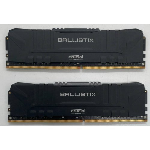 Озп Crucial DDR4 16GB (2x8GB) 3200Mhz Ballistix Black (BL2K8G32C16U4B) (Відновлено продавцем, 734626) купити з перевіркою сумісності: огляд, характеристики, ціна у Києві, Львові, Вінниці, Хмельницькому, Івано-Франківську, Україні | інтернет-магазин TELEMART.UA фото