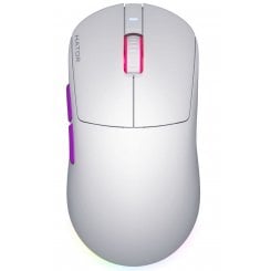 Миша HATOR Quasar 3 Ultra 8K Wireless (HTM771) White/Violet / 30000 DPI / 8000 Гц / Pixart
