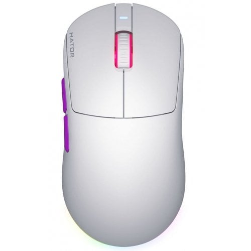 Миша HATOR Quasar 3 Ultra 8K Wireless (HTM771) White/Violet купити в Україні | Telemart фото