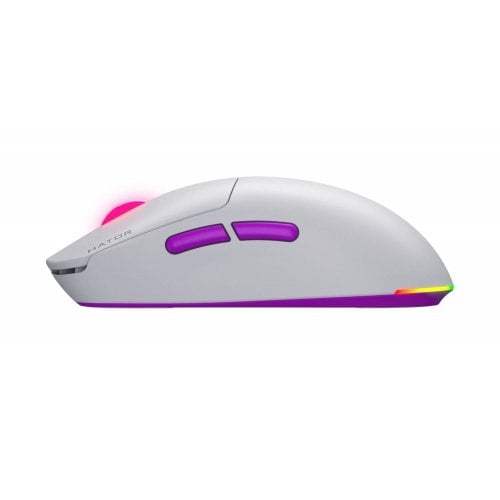 Миша HATOR Quasar 3 Ultra 8K Wireless (HTM771) White/Violet купити в Україні | Telemart фото