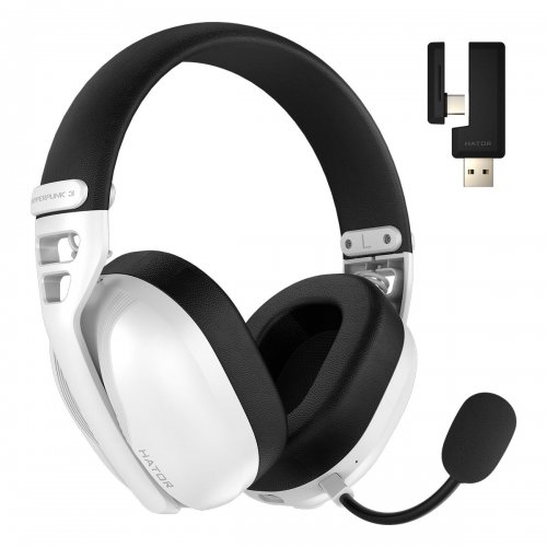 Photo Headset HATOR Hyperpunk 3 Wireless (ESH16) White