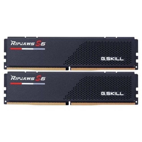 Купить Уценка озу G.Skill DDR5 48GB (2x24GB) 5200Mhz Ripjaws S5 Black (F5-5200J4040A24GX2-RS5K) (Повреждена упаковка, 734791) с проверкой совместимости: обзор, характеристики, цена в Киеве, Днепре, Одессе, Харькове, Украине | интернет-магазин TELEMART.UA фото