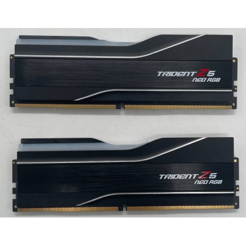 Озп G.Skill DDR5 32GB (2x16GB) 6000Mhz Trident Z5 Neo RGB (F5-6000J3038F16GX2-TZ5NR) (Відновлено продавцем, 734961) купити з перевіркою сумісності: огляд, характеристики, ціна у Києві, Львові, Вінниці, Хмельницькому, Івано-Франківську, Україні | інтернет-магазин TELEMART.UA фото