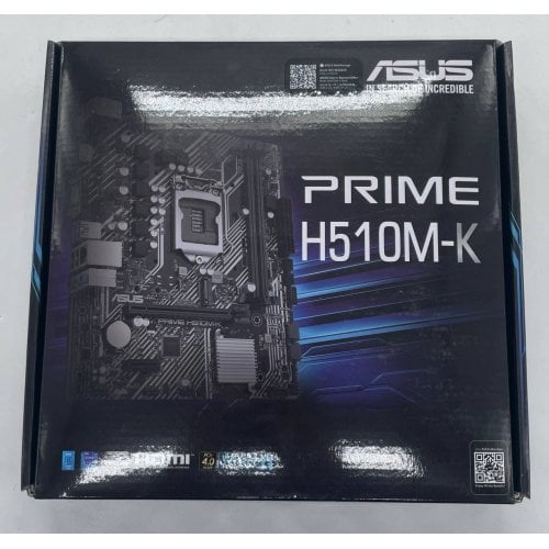 Купить Материнская плата Asus PRIME H510M-K (s1200, Intel H510) (Восстановлено продавцом, 734983) с проверкой совместимости: обзор, характеристики, цена в Киеве, Днепре, Одессе, Харькове, Украине | интернет-магазин TELEMART.UA фото