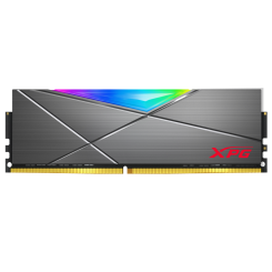 Уцінка озп ADATA DDR4 32GB 3600Mhz XPG Spectrix D50 RGB Grey (AX4U360032G18I-ST50) (Пошкоджено пакування, 735033)