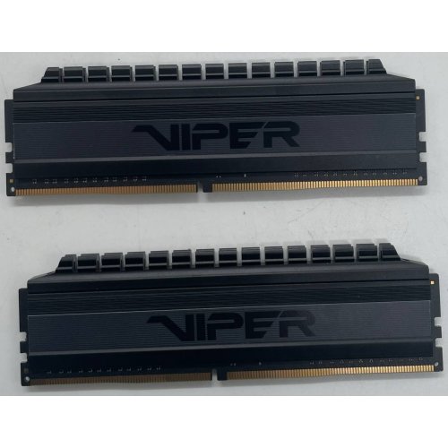 Озп Patriot DDR4 16GB (2x8GB) 4000Mhz Viper 4 Blackout (PVB416G400C9K) (Відновлено продавцем, 735045) купити з перевіркою сумісності: огляд, характеристики, ціна у Києві, Львові, Вінниці, Хмельницькому, Івано-Франківську, Україні | інтернет-магазин TELEMART.UA фото