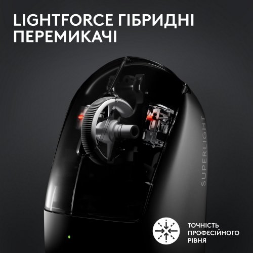 Купити Уцінка миша Logitech G Pro X Superlight 2 Lightspeed Wireless (910-006638) White (Сліди використання, 735100) - ціна в Києві, Львові, Вінниці, Хмельницькому, Франківську, Україні | інтернет-магазин TELEMART.UA фото