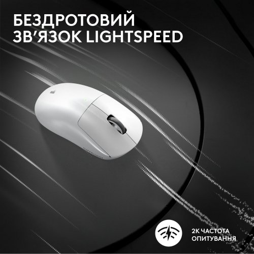 Купить Уценка мышка Logitech G Pro X Superlight 2 Lightspeed Wireless (910-006638) White (Следы использования, 735100) - цена в Харькове, Киеве, Днепре, Одессе
в интернет-магазине Telemart фото