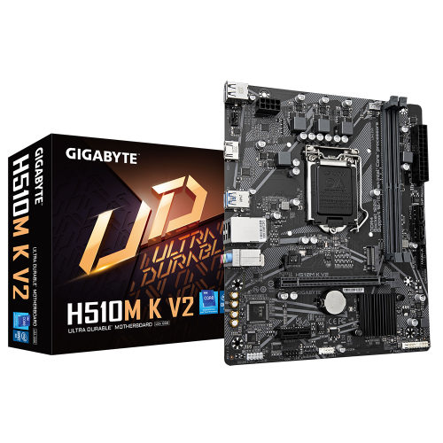 Купить Материнская плата Gigabyte H510M K V2 (s1200, Intel H470) (Восстановлено продавцом, 735546) с проверкой совместимости: обзор, характеристики, цена в Киеве, Днепре, Одессе, Харькове, Украине | интернет-магазин TELEMART.UA фото