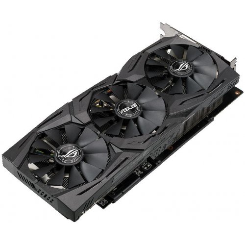 Відеокарта Asus ROG Radeon RX 580 STRIX 8192MB (ROG-STRIX-RX580-8G-GAMING) (Відновлено продавцем, 735663) купити з перевіркою сумісності: огляд, характеристики, ціна у Києві, Львові, Вінниці, Хмельницькому, Івано-Франківську, Україні | інтернет-магазин TELEMART.UA фото