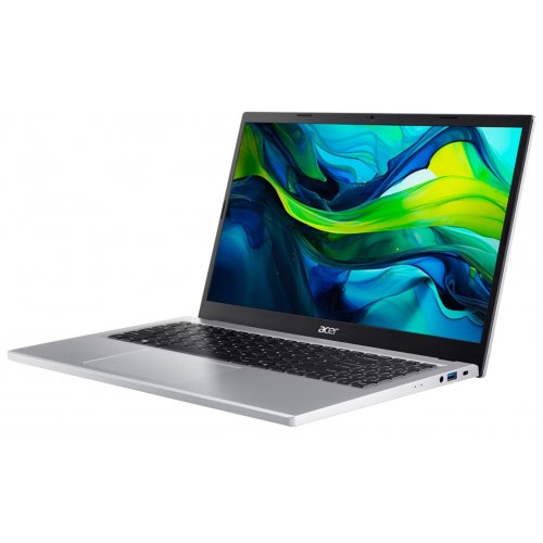 Купити Ноутбук Acer Aspire Go 15 AG15-32P (NX.J8XEU.007) Pure Silver - ціна в Києві, Львові, Вінниці, Хмельницькому, Франківську, Україні | інтернет-магазин TELEMART.UA фото