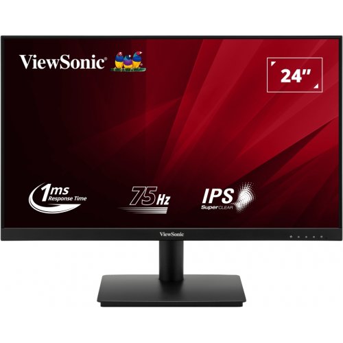 Купить Монитор ViewSonic 23.8" VA240-H-2 Black - цена в Харькове, Киеве, Днепре, Одессе
в интернет-магазине Telemart фото