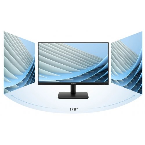 Купить Монитор ViewSonic 23.8" VA240-H-2 Black - цена в Харькове, Киеве, Днепре, Одессе
в интернет-магазине Telemart фото