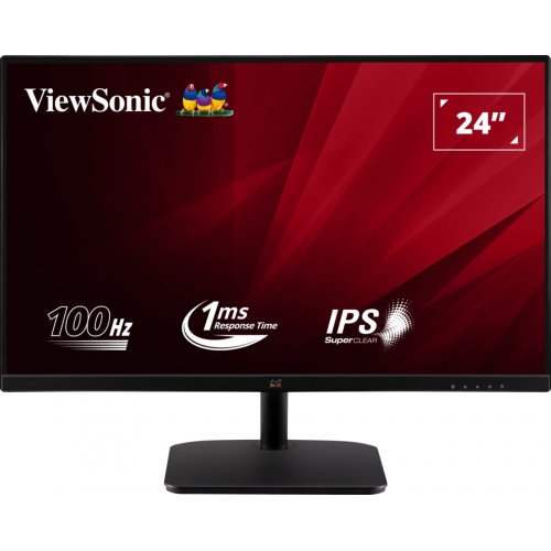 Купить Монитор ViewSonic 23.8" VA2432-H Black - цена в Харькове, Киеве, Днепре, Одессе
в интернет-магазине Telemart фото