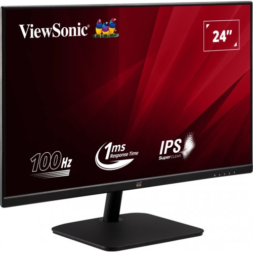 Купить Монитор ViewSonic 23.8" VA2432-H Black - цена в Харькове, Киеве, Днепре, Одессе
в интернет-магазине Telemart фото