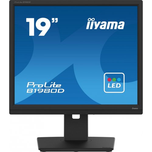 Купить Монитор Iiyama 19" ProLite B1980D-B5 Black - цена в Харькове, Киеве, Днепре, Одессе
в интернет-магазине Telemart фото