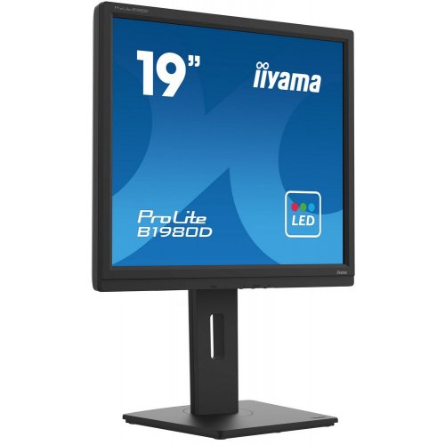 Купить Монитор Iiyama 19" ProLite B1980D-B5 Black - цена в Харькове, Киеве, Днепре, Одессе
в интернет-магазине Telemart фото