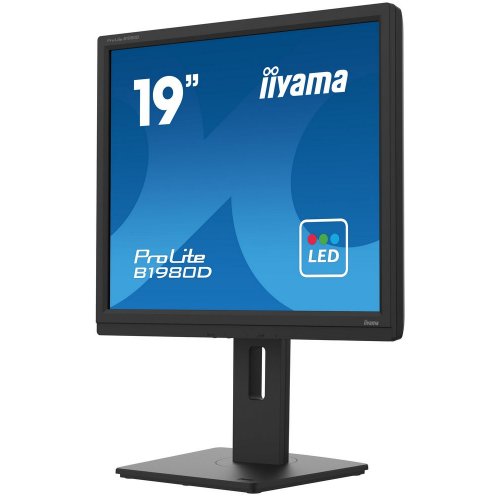 Купить Монитор Iiyama 19" ProLite B1980D-B5 Black - цена в Харькове, Киеве, Днепре, Одессе
в интернет-магазине Telemart фото