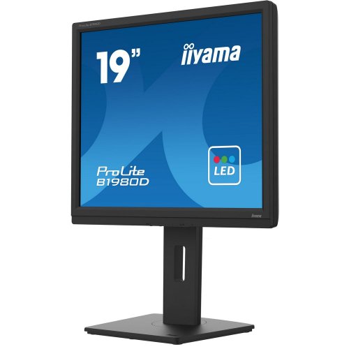 Купить Монитор Iiyama 19" ProLite B1980D-B5 Black - цена в Харькове, Киеве, Днепре, Одессе
в интернет-магазине Telemart фото