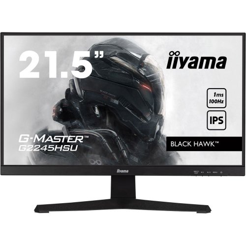 Купить Монитор Iiyama 21.5" G-Master G2245HSU-B1 Black - цена в Харькове, Киеве, Днепре, Одессе
в интернет-магазине Telemart фото