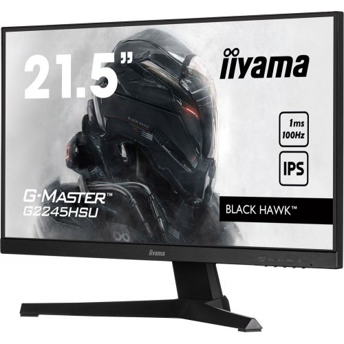 Купить Монитор Iiyama 21.5" G-Master G2245HSU-B1 Black - цена в Харькове, Киеве, Днепре, Одессе
в интернет-магазине Telemart фото