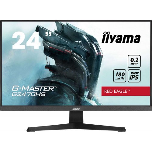 Купить Монитор Iiyama 23.8" G-Master G2470HS-B1 Black - цена в Харькове, Киеве, Днепре, Одессе
в интернет-магазине Telemart фото