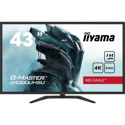 Купити Монітор Iiyama 42.5" G-Master G4380UHSU-B1 Black - ціна в Києві, Львові, Вінниці, Хмельницькому, Франківську, Україні | інтернет-магазин TELEMART.UA фото