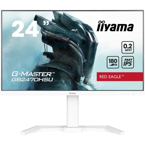 Купити Монітор Iiyama 23.8" G-Master GB2470HSU-W6 White - ціна в Києві, Львові, Вінниці, Хмельницькому, Франківську, Україні | інтернет-магазин TELEMART.UA фото