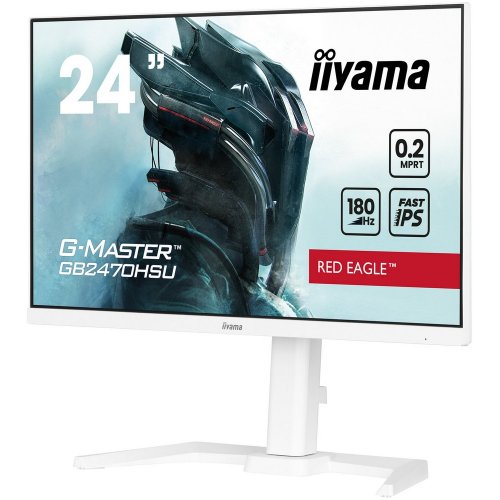 Купити Монітор Iiyama 23.8" G-Master GB2470HSU-W6 White - ціна в Києві, Львові, Вінниці, Хмельницькому, Франківську, Україні | інтернет-магазин TELEMART.UA фото