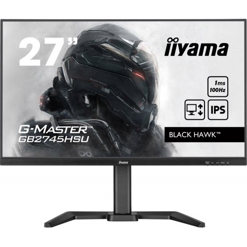 Купить Монитор Iiyama 27" G-Master GB2745HSU-B2 Black - цена в Харькове, Киеве, Днепре, Одессе
в интернет-магазине Telemart фото