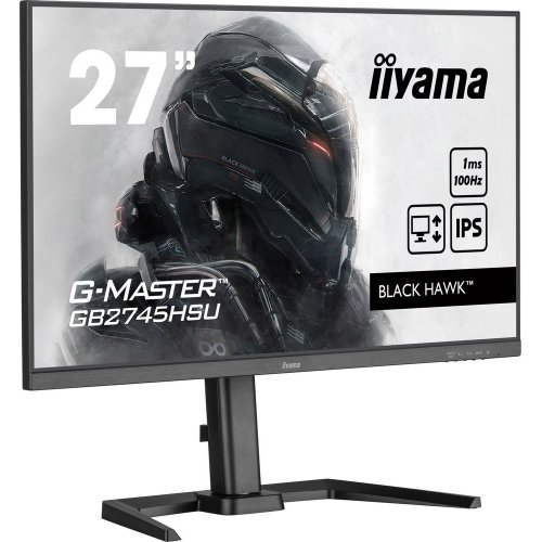 Купить Монитор Iiyama 27" G-Master GB2745HSU-B2 Black - цена в Харькове, Киеве, Днепре, Одессе
в интернет-магазине Telemart фото