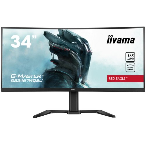 Купить Монитор Iiyama 34" G-Master GB3467WQSU-B5 Black - цена в Харькове, Киеве, Днепре, Одессе
в интернет-магазине Telemart фото