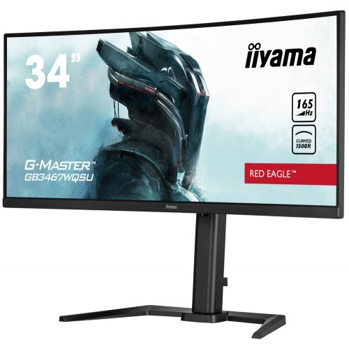 Купить Монитор Iiyama 34" G-Master GB3467WQSU-B5 Black - цена в Харькове, Киеве, Днепре, Одессе
в интернет-магазине Telemart фото