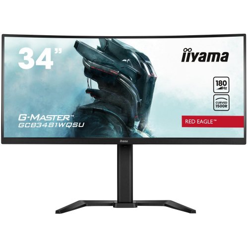 Купить Монитор Iiyama 34" G-Master GCB3481WQSU-B1 Black - цена в Харькове, Киеве, Днепре, Одессе
в интернет-магазине Telemart фото