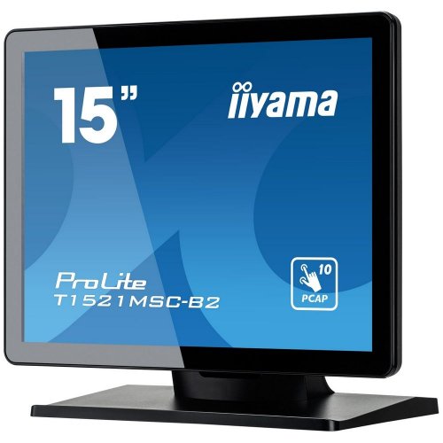 Купить Монитор Iiyama 15" ProLite T1521MSC-B2 Black - цена в Харькове, Киеве, Днепре, Одессе
в интернет-магазине Telemart фото