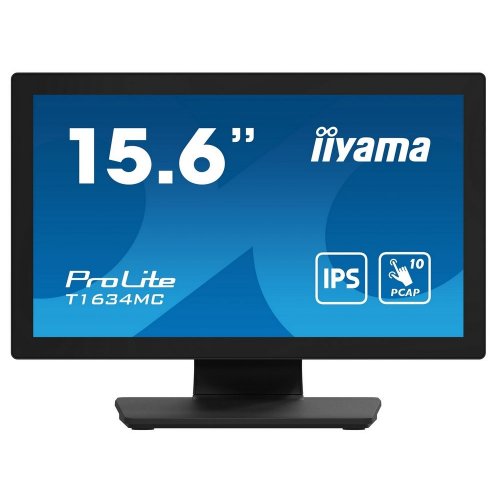 Купити Монітор Iiyama 15.6" ProLite T1634MC-B1S Black - ціна в Києві, Львові, Вінниці, Хмельницькому, Франківську, Україні | інтернет-магазин TELEMART.UA фото